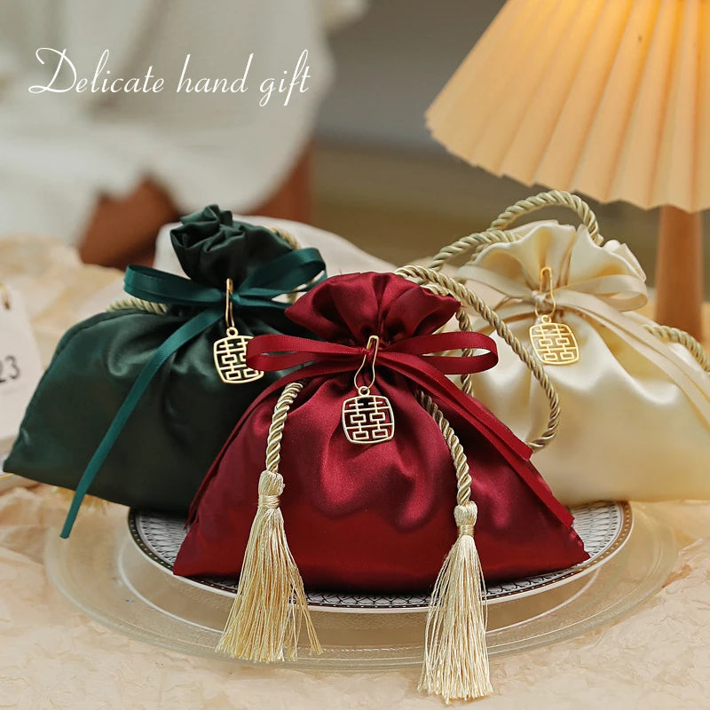 Luxury Packing Drawstring Velvet Pouch Sachet Gift Bag
