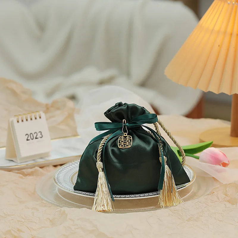 Luxury Packing Drawstring Velvet Pouch Sachet Gift Bag