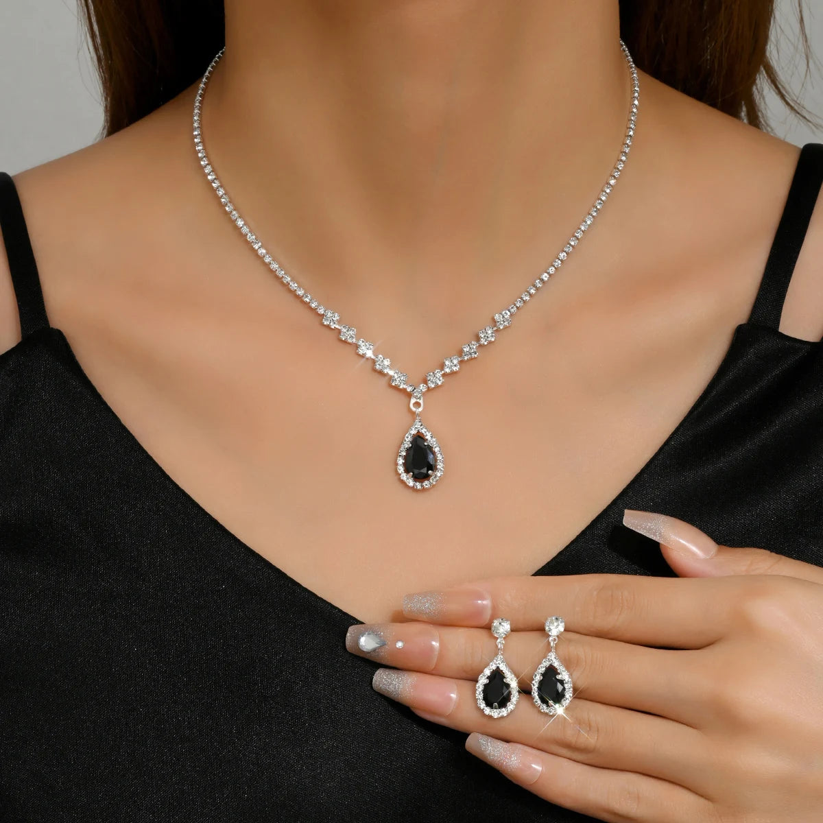 Women's Fashion Trend Copper Claw Chain Jewelry Set