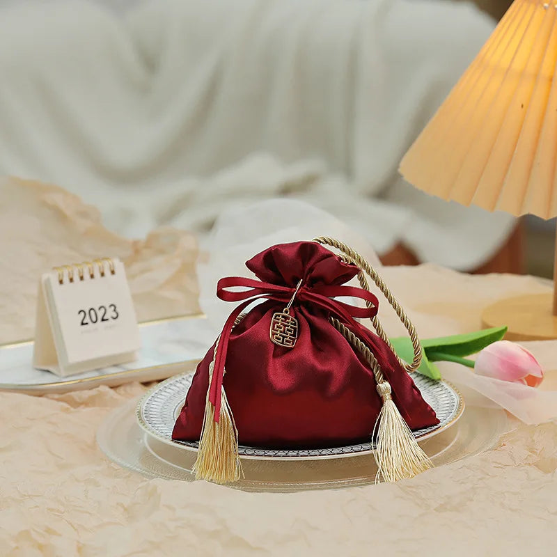 Luxury Packing Drawstring Velvet Pouch Sachet Gift Bag