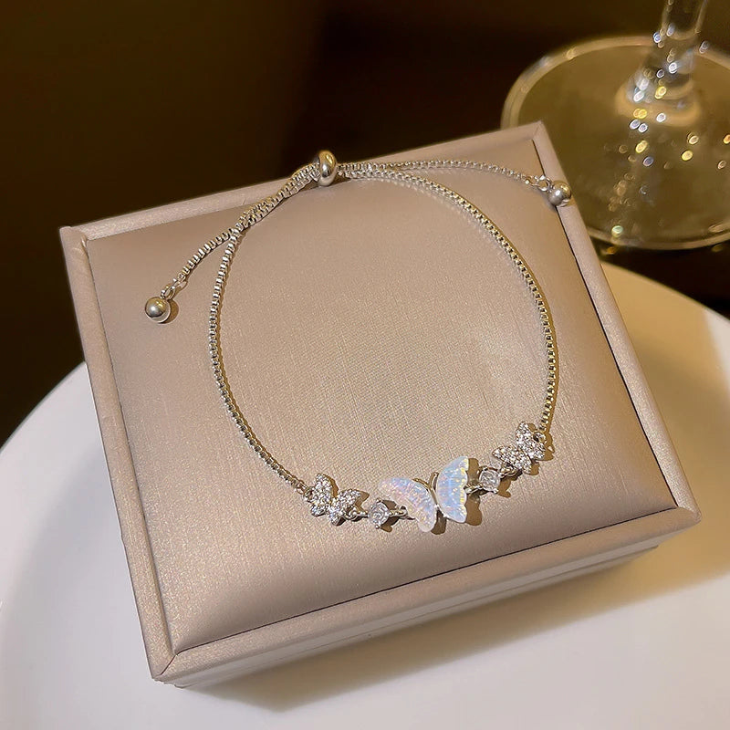 New Luxury Gold Zircon Bracelet for Women Elegant