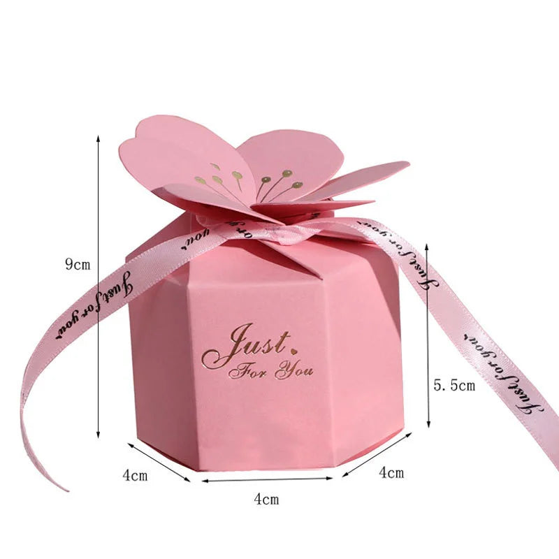 Creative Butterfly Petals Candy Box Wedding Favor Gift
