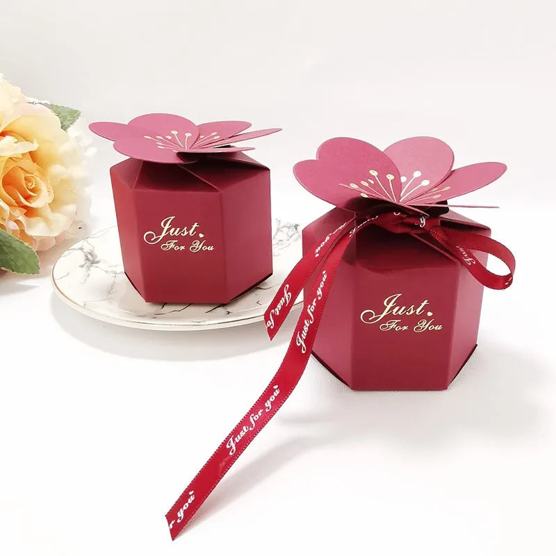 Creative Butterfly Petals Candy Box Wedding Favor Gift