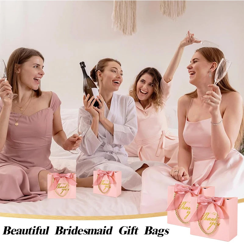 Thank You Gift Bags Reusable Paper Party Bags