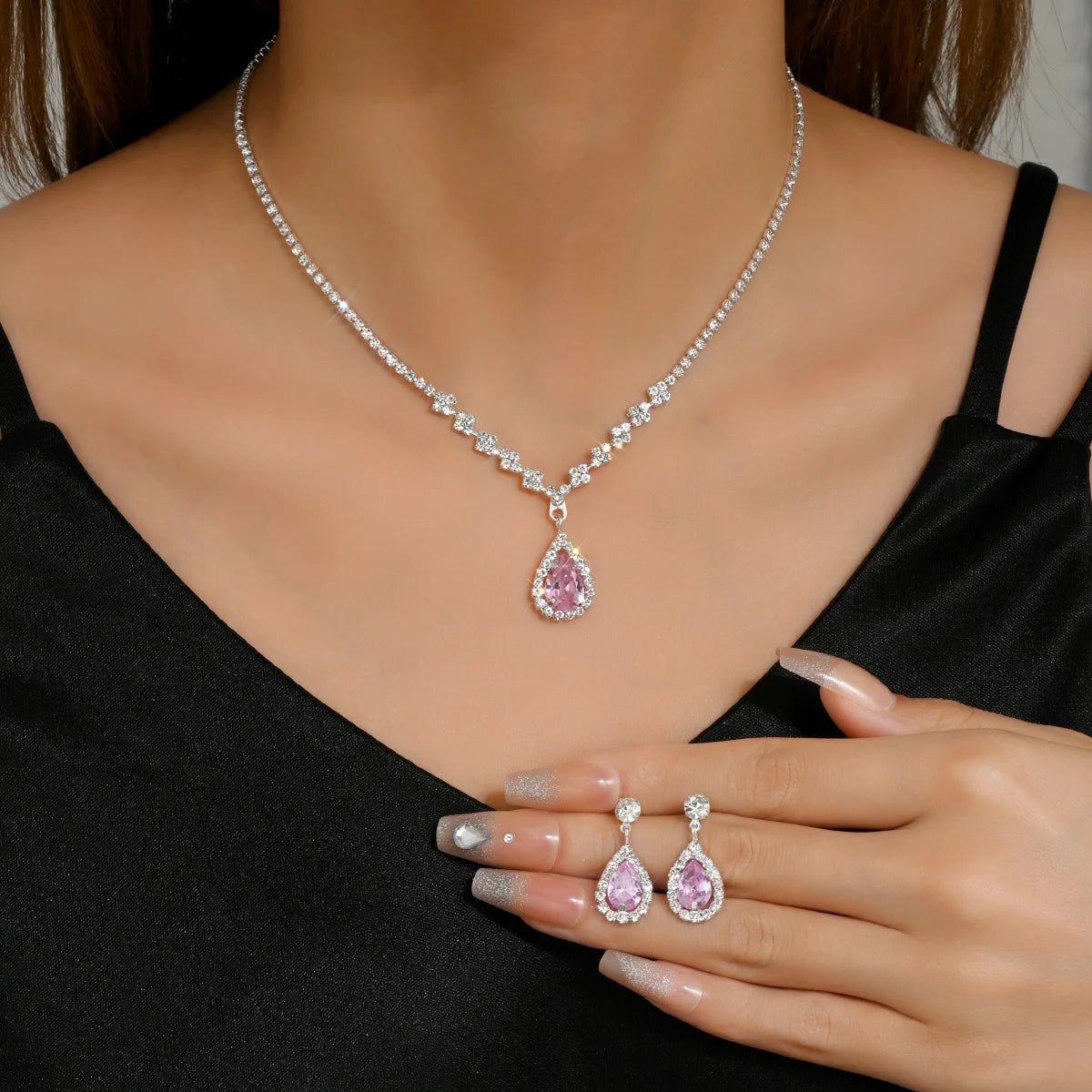 Women's Fashion Trend Copper Claw Chain Jewelry Set