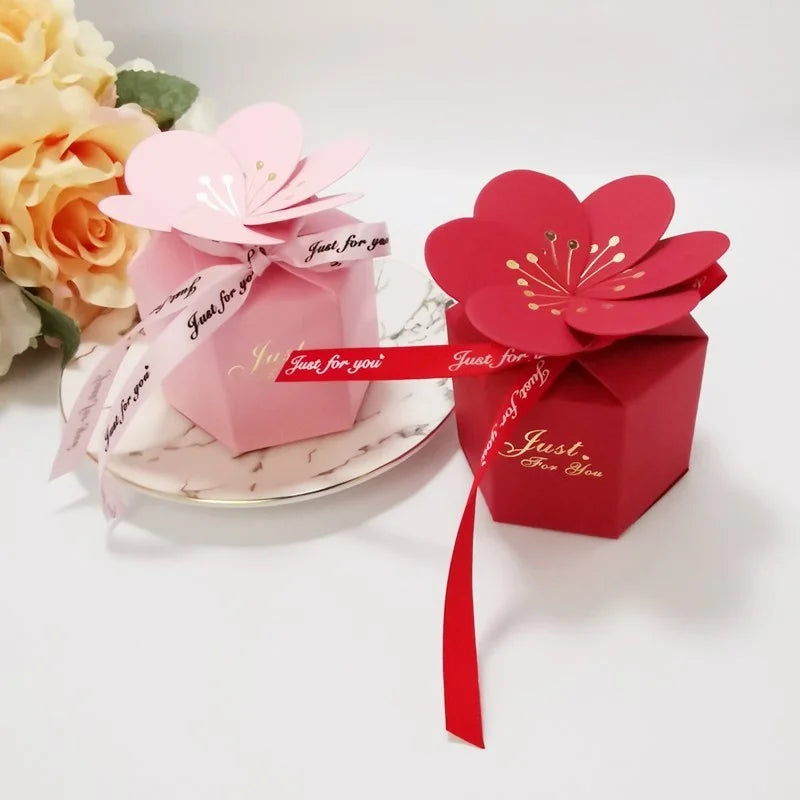 Creative Butterfly Petals Candy Box Wedding Favor Gift