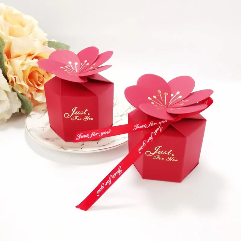 Creative Butterfly Petals Candy Box Wedding Favor Gift