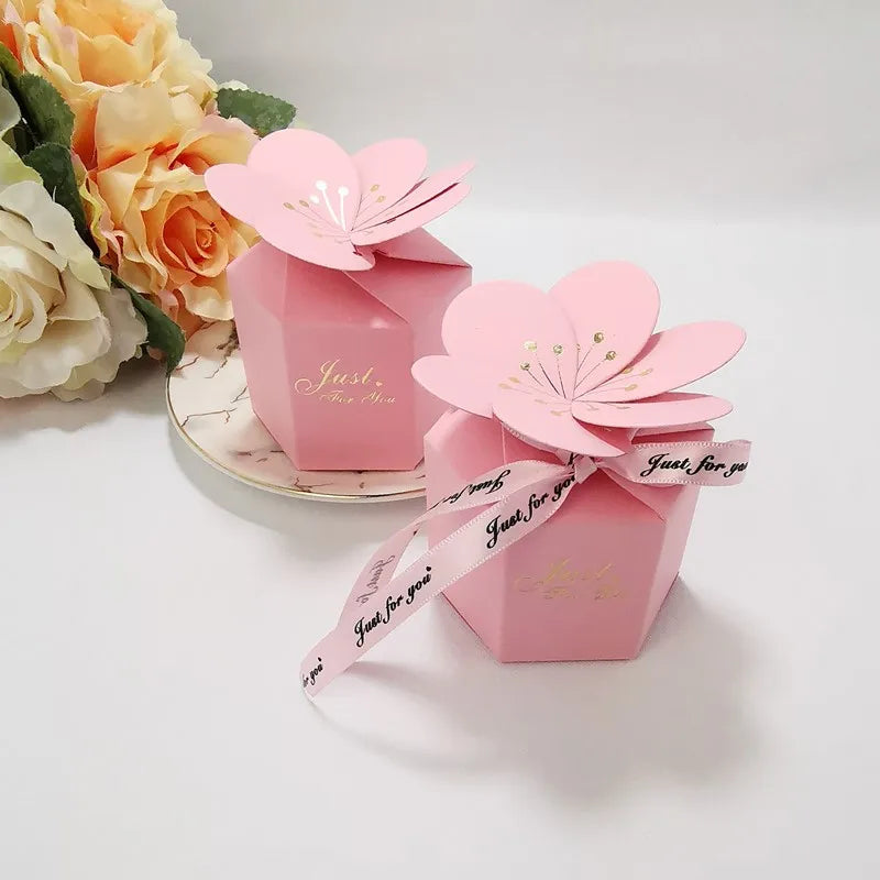 Creative Butterfly Petals Candy Box Wedding Favor Gift