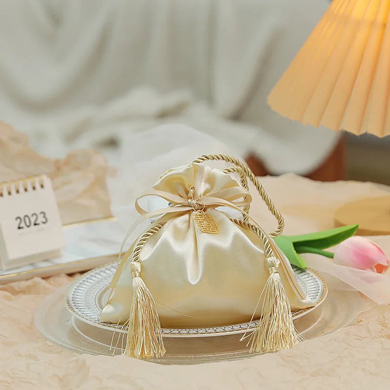 Luxury Packing Drawstring Velvet Pouch Sachet Gift Bag