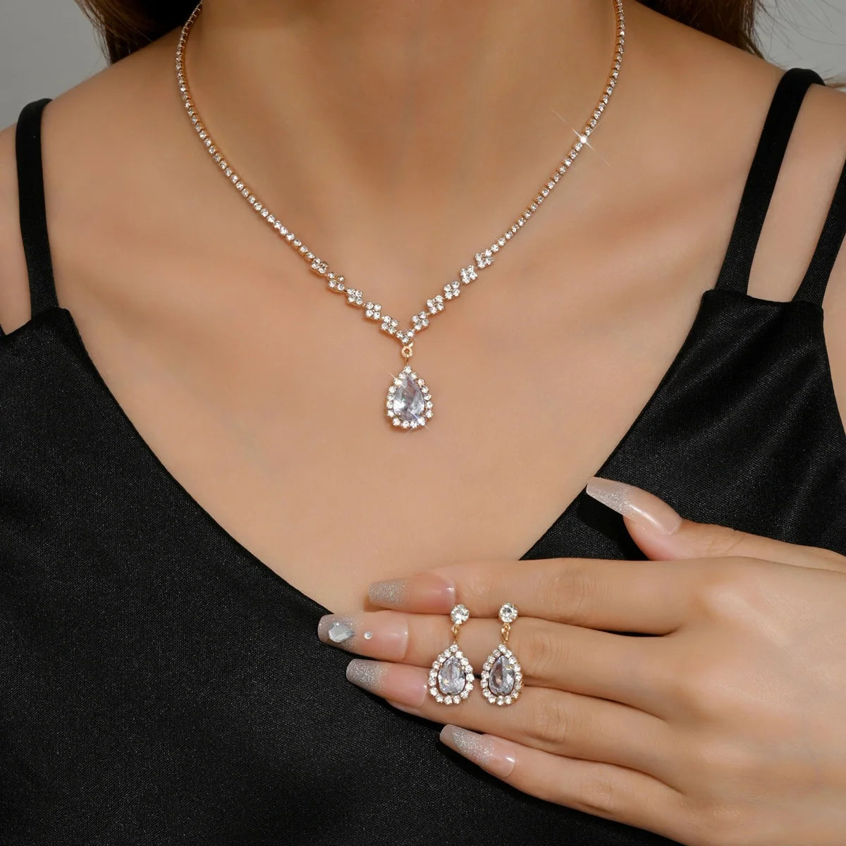 Women's Fashion Trend Copper Claw Chain Jewelry Set