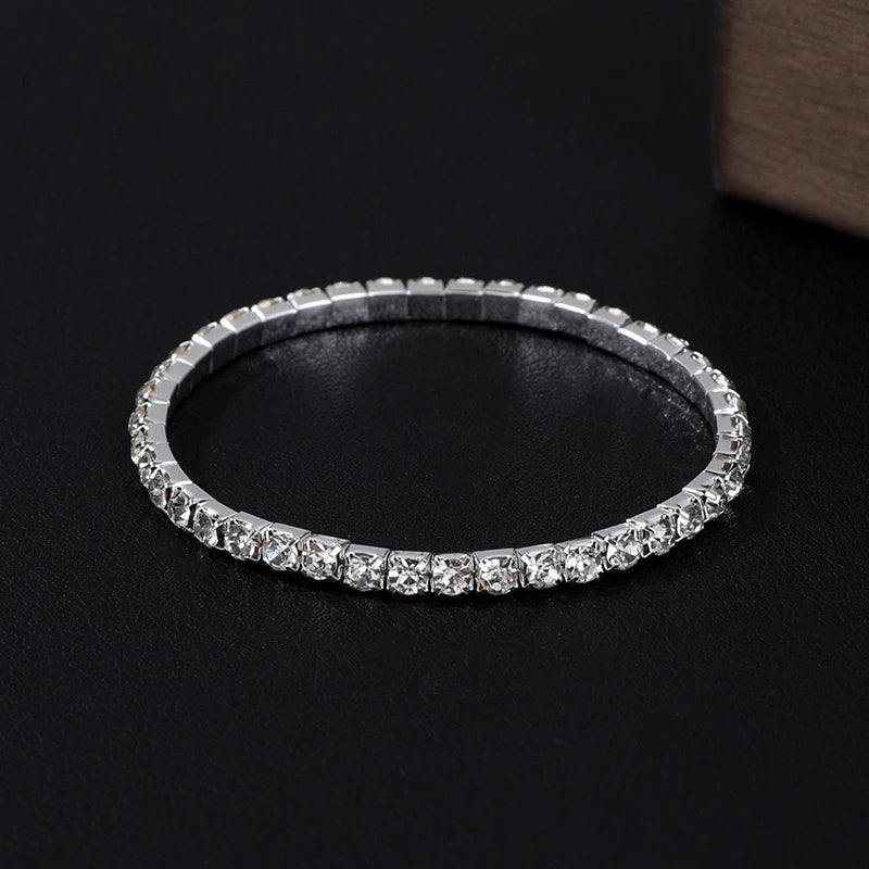 New Luxury Gold Zircon Bracelet for Women Elegant