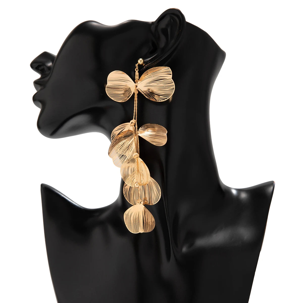 Purui Elegant Petal Shape Charm Necklace Women Flower