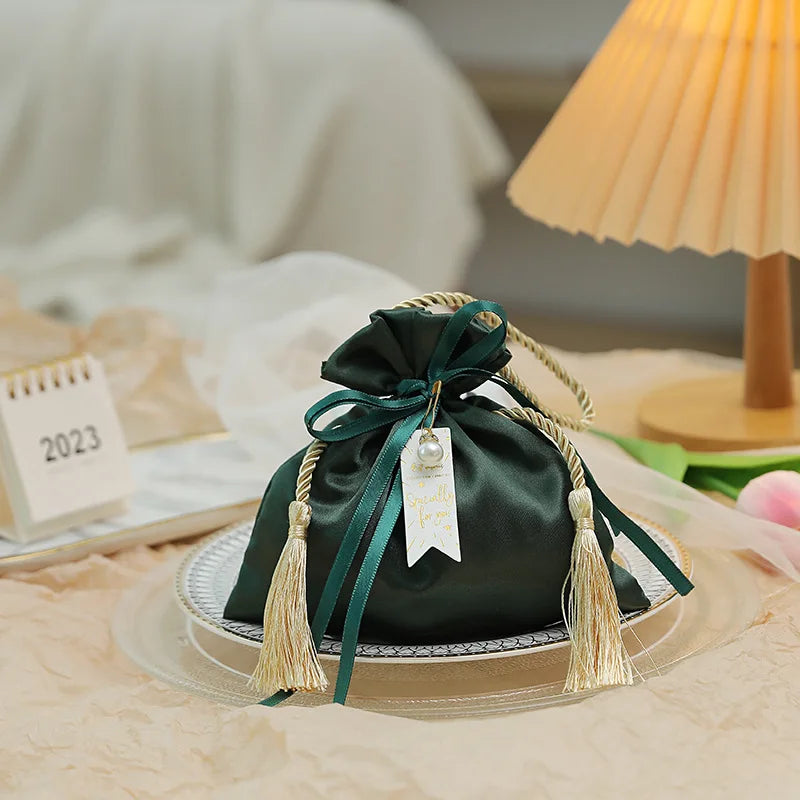Luxury Packing Drawstring Velvet Pouch Sachet Gift Bag