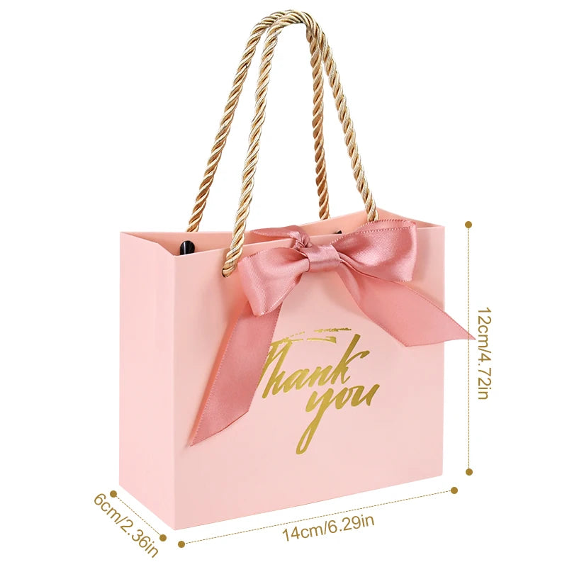 Thank You Gift Bags Reusable Paper Party Bags