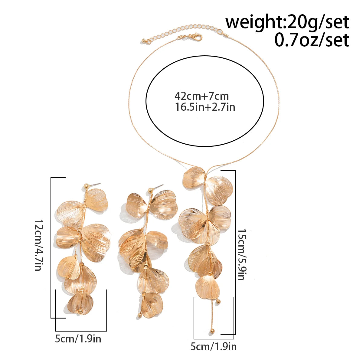 Purui Elegant Petal Shape Charm Necklace Women Flower