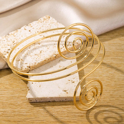 FTCY Upper Arm Bracelet for Women Silver Gold Color
