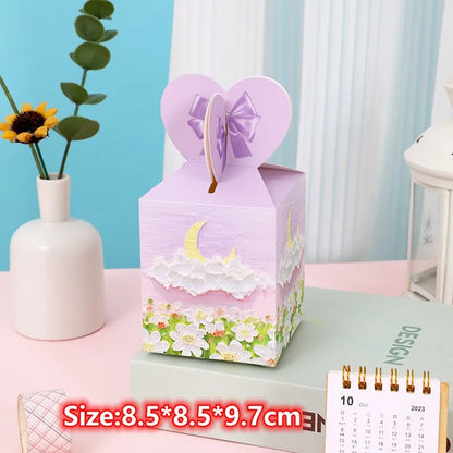 Christmas Square Box Christmas Party Favors Gift Boxs