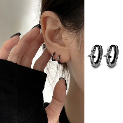 VENTFILLE Sterling Silver Star Earring for Women Girl Personal