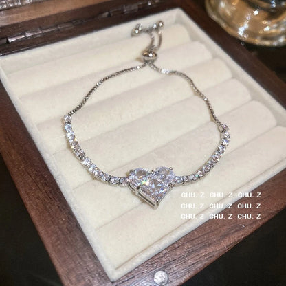 New Luxury Gold Zircon Bracelet for Women Elegant