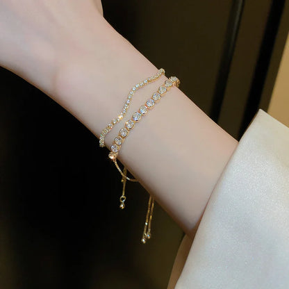Wave Geometry Adjustable Bracelet Bangle Luxury Fashion