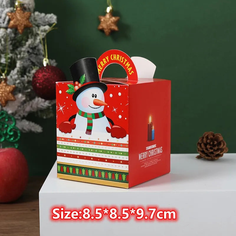 Christmas Square Box Christmas Party Favors Gift Boxs