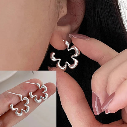 VENTFILLE Sterling Silver Star Earring for Women Girl Personal