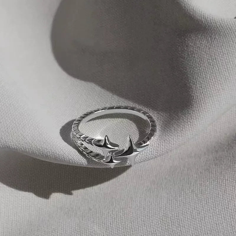 Women Gothic Open Snake Ring Adjustable Animal Ring