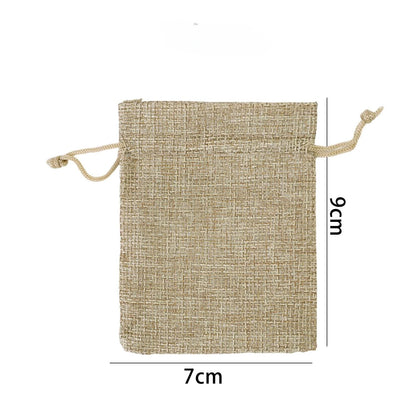 Drawstring Burlap Gift Bags Coffee Bean Linen Bag