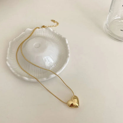 Cross-border Couple Cavicle Chain Geometric Heart