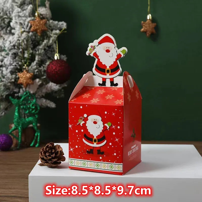 Christmas Square Box Christmas Party Favors Gift Boxs