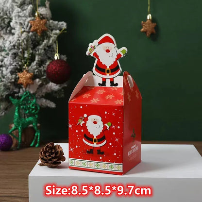 Christmas Square Box Christmas Party Favors Gift Boxs