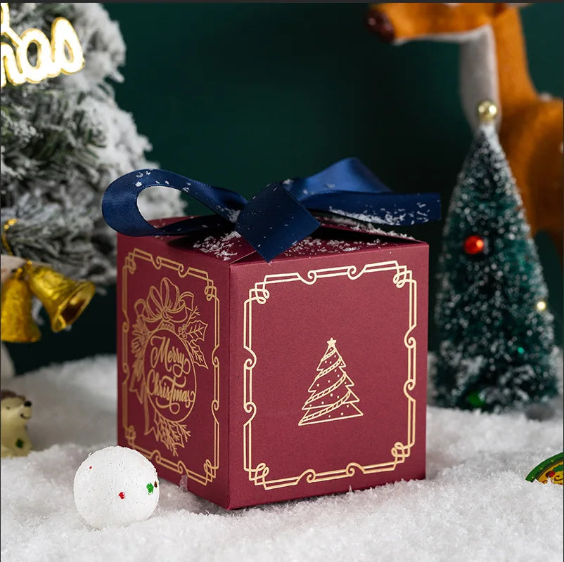 Christmas Square Box Christmas Party Favors Gift Boxs