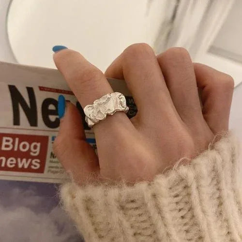Women Gothic Open Snake Ring Adjustable Animal Ring