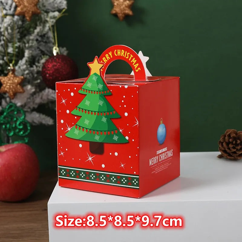 Christmas Square Box Christmas Party Favors Gift Boxs