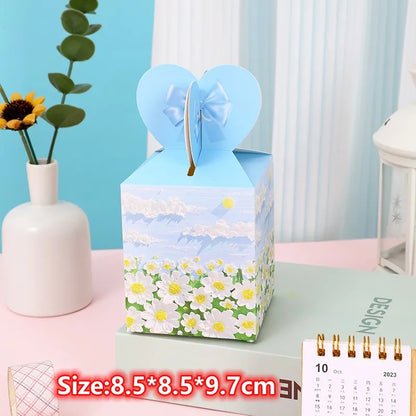 Christmas Square Box Christmas Party Favors Gift Boxs