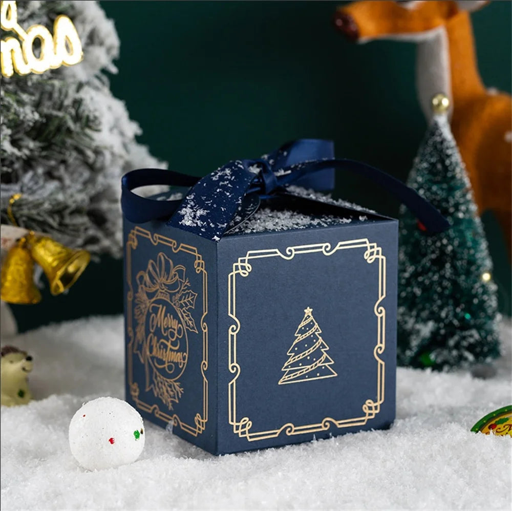 Christmas Square Box Christmas Party Favors Gift Boxs