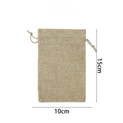 Drawstring Burlap Gift Bags Coffee Bean Linen Bag