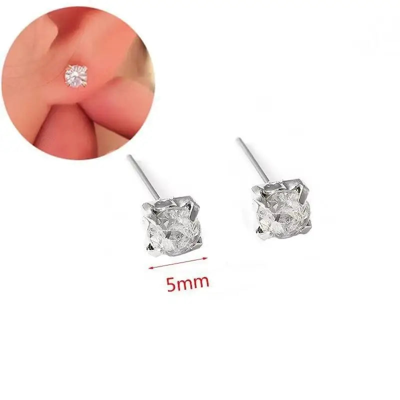 Korean Vintage Pearl Crystal Earrings For Women Jewelry