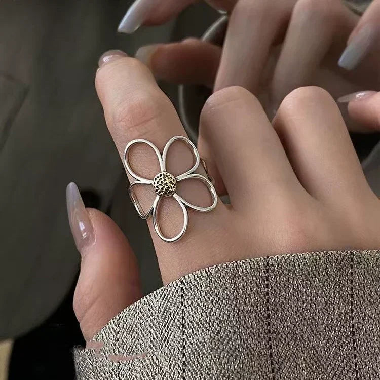 Women Gothic Open Snake Ring Adjustable Animal Ring