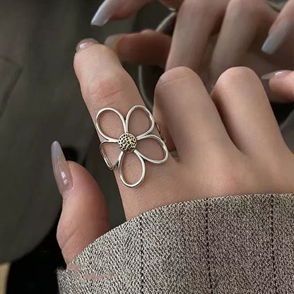 Women Gothic Open Snake Ring Adjustable Animal Ring