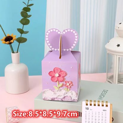 Christmas Square Box Christmas Party Favors Gift Boxs