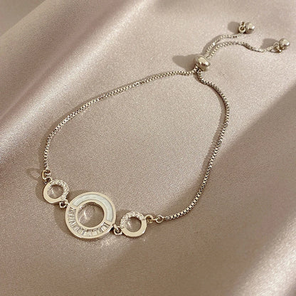 New Luxury Gold Zircon Bracelet for Women Elegant