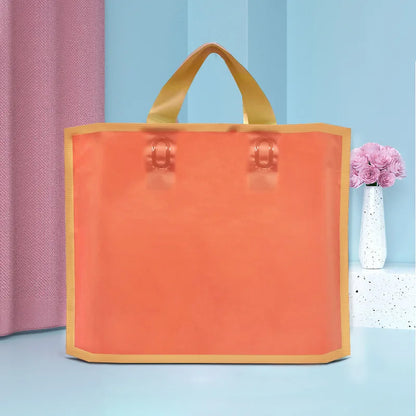 Custom logo frosted shopping bags plastic gift bags