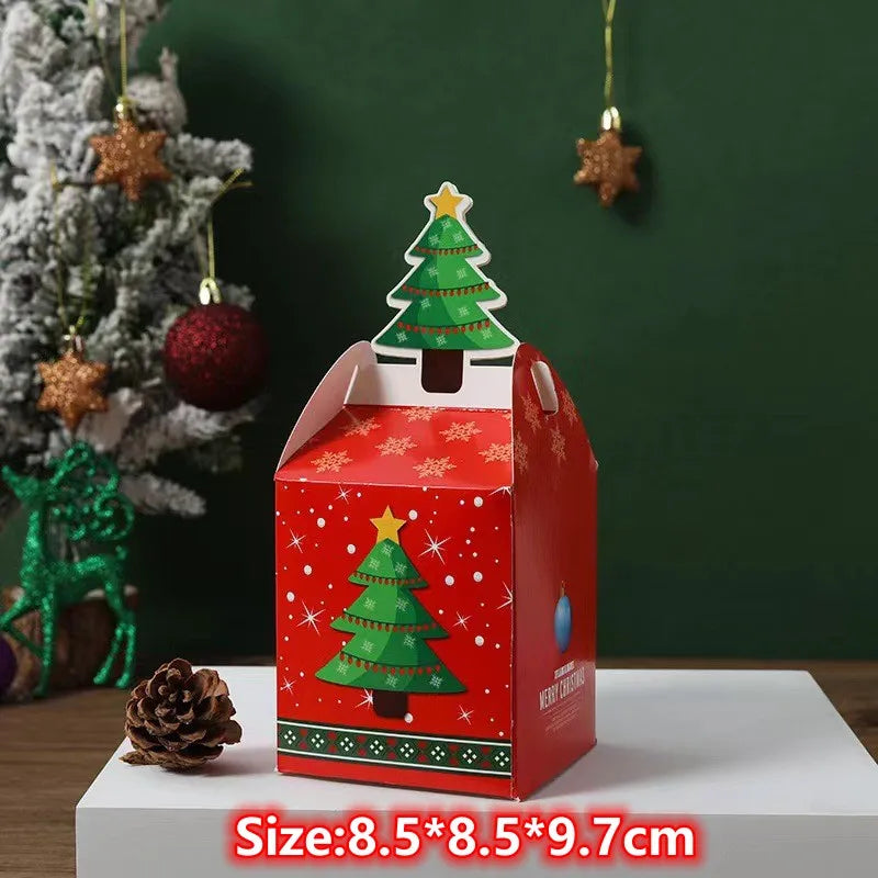 Christmas Square Box Christmas Party Favors Gift Boxs