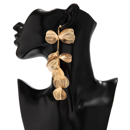 Purui Elegant Petal Shape Charm Necklace Women Flower
