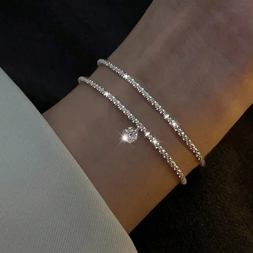 Sterling Silver Bracelet Partial Pearls Knots Bracelets