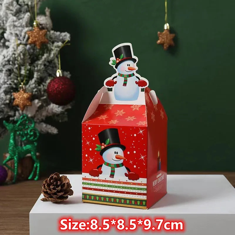 Christmas Square Box Christmas Party Favors Gift Boxs