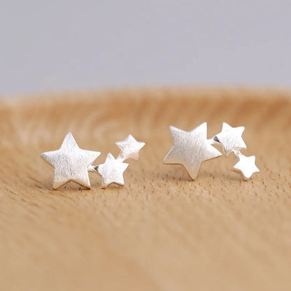 VENTFILLE Sterling Silver Star Earring for Women Girl Personal
