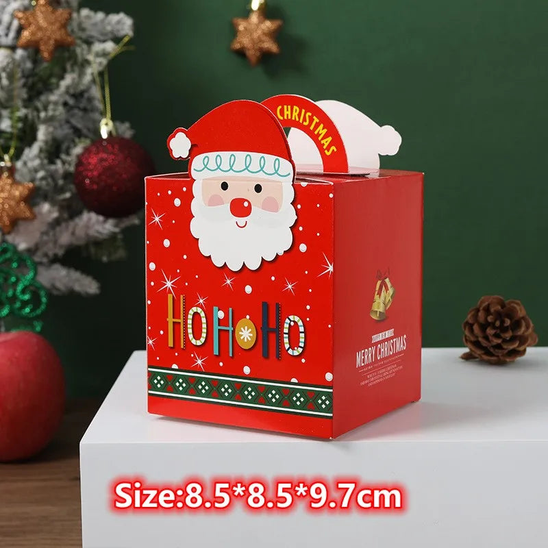 Christmas Square Box Christmas Party Favors Gift Boxs