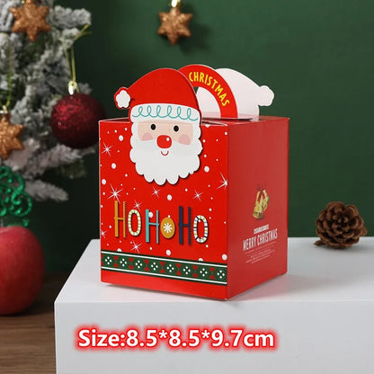 Christmas Square Box Christmas Party Favors Gift Boxs
